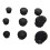 ABS Plastic Frame Hole Covers 12