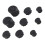 ABS Plastic Frame Hole Covers 16