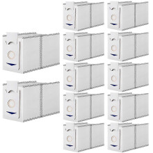 12-Pack-Staubbeutel für Ecovacs T30 T30 Pro T30 Max Staubsauger, große Kapazität, Ersatzzubehör
