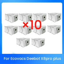 10 PCS Staubbeutel für Ecovacs Deebot X8Pro Plus Sweeper Zubehör, die auf die Langlebigkeit und gute Funktionsweise ausgelegt sind