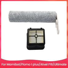 Rollenbürste und Filterersatz für Mamibot für Flomo I sowie für Atvel F16 für Ultimate Ersatzteile