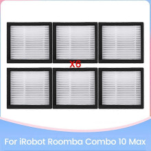 Filter für IRobot Roomba Combo 10 Max Ersatzteile, effiziente Haushaltsreinigungszubehör 6PCS