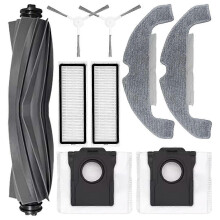 Ersatzkit-Zubehör für Dreame D10 plus Gen 2/RLD32GD Roboter-Staubsaugerteile Hauptbürste HEPA-Filter-Moppbeutel