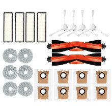 Für Xiaomi Roboterstaubsauger X20+ / X20 Plus Zubehör: Hauptbürste, Hepa-Filter, Wischmopp, Stoffbeutel, Ersatzteile für Ersatzteile