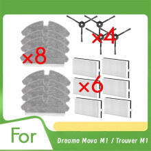 18 Stück Filter und Stoff für M1 / Trouver M1 Sweeping Robot Cleaner Ersatzteile