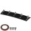 Universal Black Car Shark Fin Diffuser Wing Lip Spoiler M Size 2