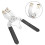 Car Auto Piston Ring Compressor Pliers 170mm Black & Silver 12