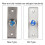 Stainless Steel Door Access Control Exit Button - Release Switch 12