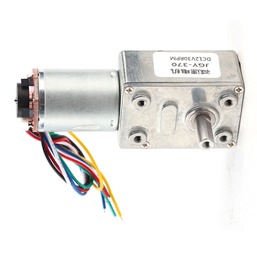 12V Motor 30RPM Reduction Gearbox Encoder