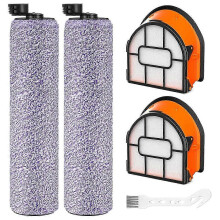 WDB1F2 Ersatzbürstenrolle und Filterbündel für Shark Hydrovac WD101 WD201 WD100 WD200 AW201 Staubsauger
