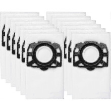 12er-Pack KFI 487 Filterbeutel für Karcher WD4, WD5, WD6 Staubsauger