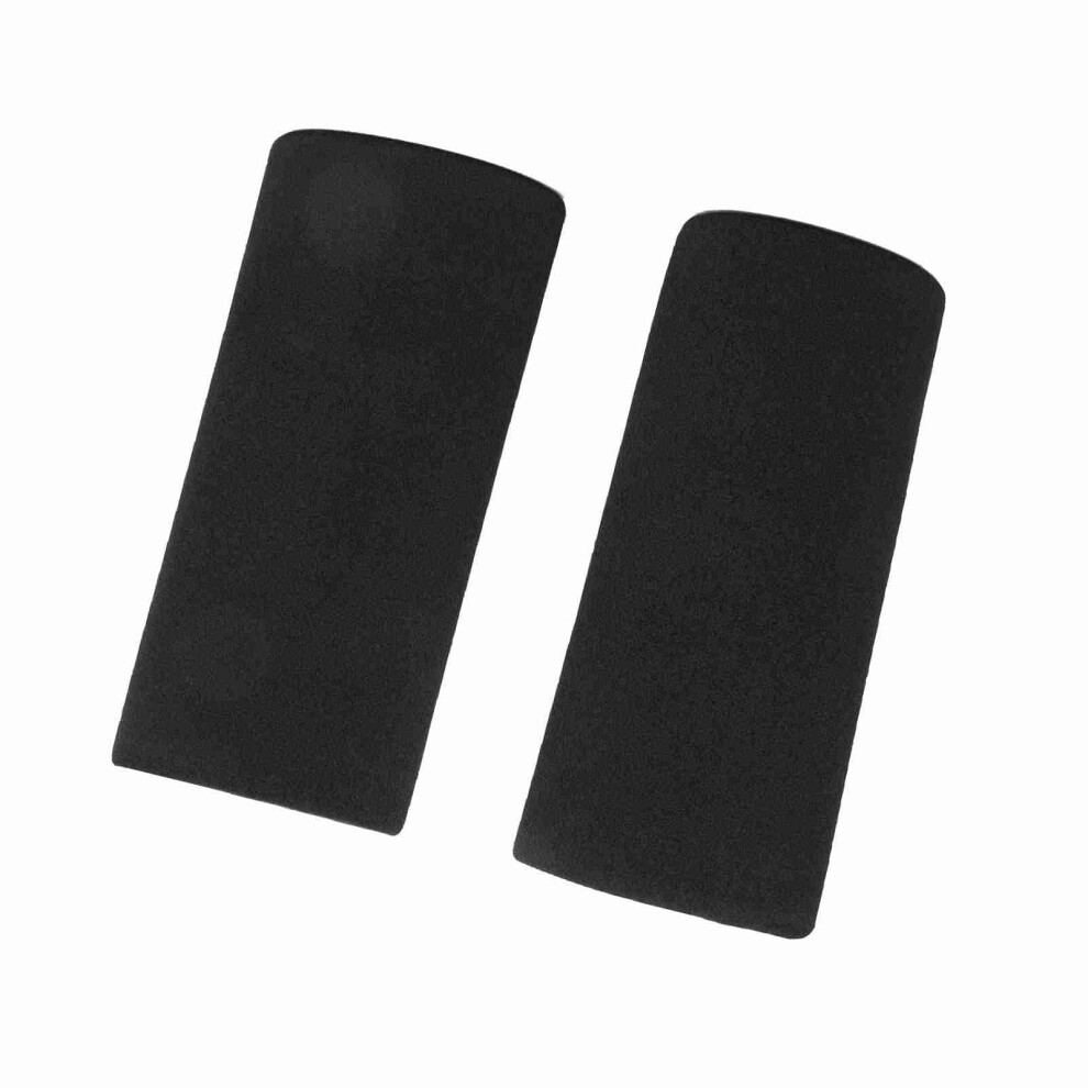 2Pcs Motorcycle Grip Cover Foam Anti-Vibration Soft Non-Slip Handlebar 12Cm Black 8241393153030
