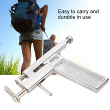 Stainless Steel Ear Piercing Gun Kit with Marker & Mirror for Home & Professional Use