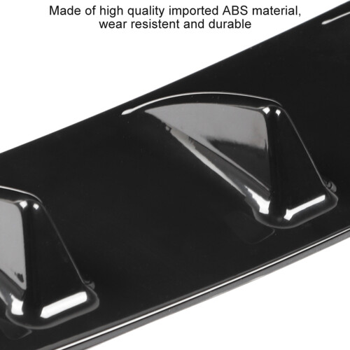 Universal Black Shark Fin Diffuser Lip 2