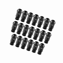 Aluminum Racing Wheel Nut M12X1.5 Black 20pcs Lightweight & Strong
