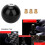 Black 8 Ball Shifter Knob Universal 6