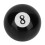 Black 8 Ball Shifter Knob Universal 15