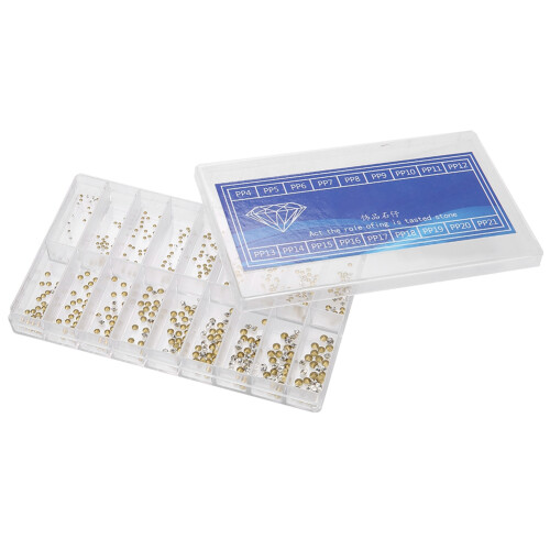 Rhinestones de remplacement pour montres - 18 tailles PP4-PP21 2