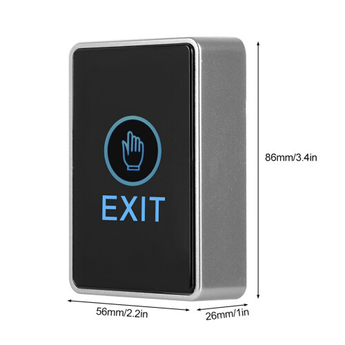 12V Door Exit Button Switch Touch Screen Panel for Access Control Systems 1