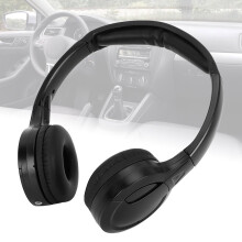 Wireless Infrared Stereo Headphones for Car DVD, 2-Channel, Foldable