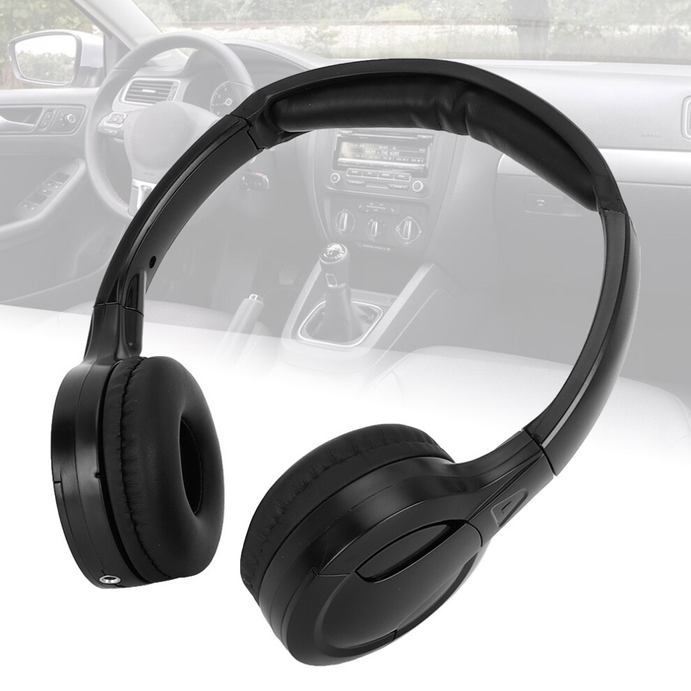 Wireless Infrared Stereo Headphones For Car Dvd, 2-Channel, Foldable 9311393229567