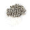 50 pcs Silver 5mm LED Holders Thread Mount 8mm for Panel Display 3