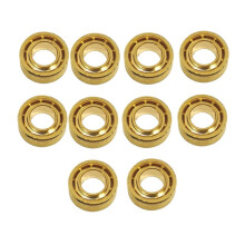 10 Stück Yoyo-Lager R188 Lager Professionelles Extra Langes, Leises YOYO-Lager YoYo-Ersatzlagerteile Gold