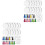 80 Sets Sublimation Blanks Keychains DIY Crafts 2