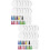 80 Sets Sublimation Blanks Keychains DIY Crafts 6