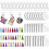 80 Sets Sublimation Blanks Keychains DIY Crafts 10
