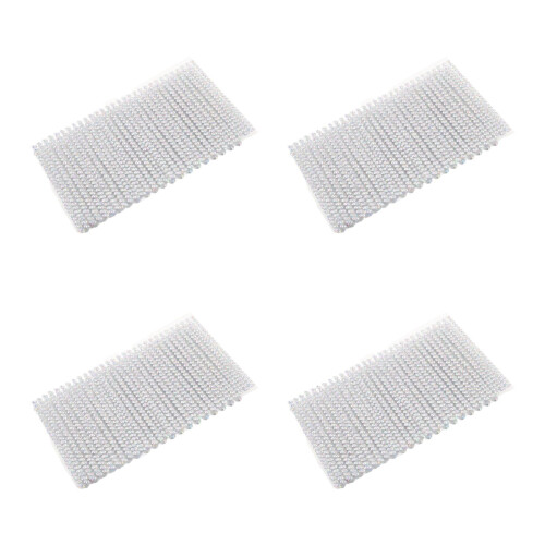 32Sheets White Self Adhesive Rhinestone Gems for Projects