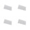 32Sheets White Self Adhesive Rhinestone Gems for Projects 2