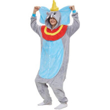 (Blue,M)Costume Dumbo Animale Elefante Onesie Adulti Cosplay Pigiama Pigiama Tuta