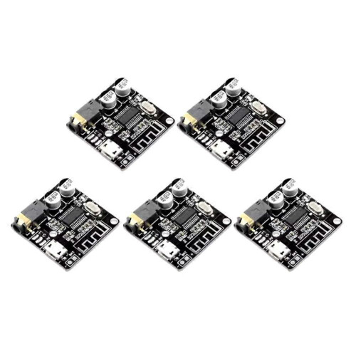 5PCS VHM-314 Kabelloses Stereo-Musikmodul Audio-Aux-Bluetooth-Audio-Receiver-Board Micro-USB 5V-Auto-Audio-Decoder-Board