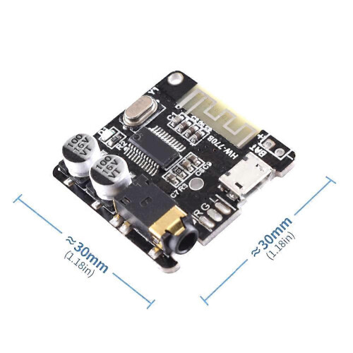 5PCS VHM-314 Kabelloses Stereo-Musikmodul Audio-Aux-Bluetooth-Audio-Receiver-Board Micro-USB 5V-Auto-Audio-Decoder-Board 1