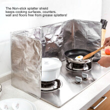 Aluminum Oil Baffle Plate for Gas Stove - Heat-Resistant Kitchen Spatter Guard
