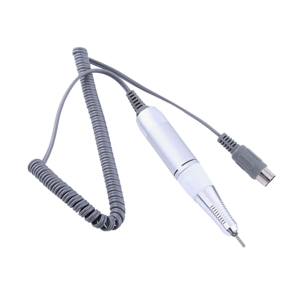 Silver Professional Electric Nail Drill Handpiece For Manicure & Pedicure In