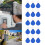 RFID 125KHz EM4100 Access Control Keychains 50pcs – Easy Setup Secure & Light 16