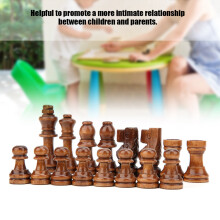 Family Wooden Chess Pieces Set