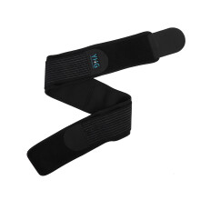 Breathable Adjustable Sacroiliac Lumbar Support Belt Black M 30-45 inch