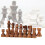 Traditional Wooden Chess Pieces Game 1