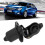 Trailer Connection 3 Pin Socket Adapter - Black Plastic Lightweight & Reliable 3