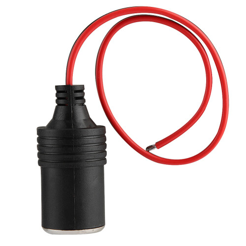 Car Cigarette Lighter Socket Adapter 30cm Female Plug for 12V Vehicle Power 1