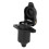 Trailer Connection 3 Pin Socket Adapter - Black Plastic Lightweight & Reliable 1