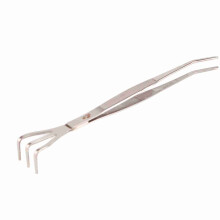 2-in-1 Stainless Steel Root Rake & Tweezers Bonsai Tool, Ergonomic Design