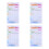 Inserts Budget Hebdomadaire A6 Multi Couleur 6 Anneaux 3