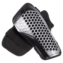 1Pair Lightweight Black Shin Pad Soccer Calf Guard Protective Gear