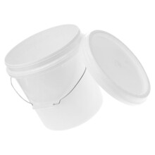 Plastic Storage Bucket With Lid For Home And Industrial 14l