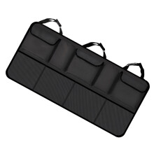 Black Oxford Cloth Car Seat Storage Bag Durable Organizer