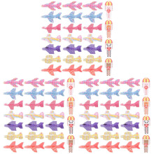 3 Sets Valentine's Day Foam Toy Planes with Greeting Cards DIY